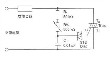 如何使用双向可控硅控制交流 (AC) 负载的电流？